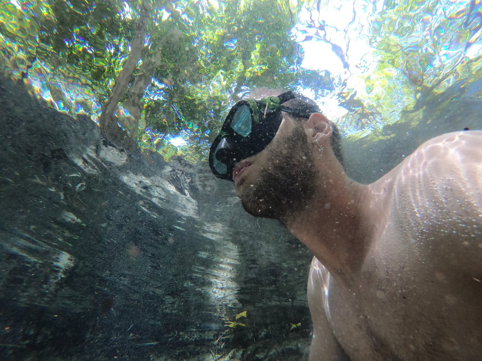 Picnic en la playa y snorkel en manantial